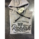RahFish Rahfish Battle Tested Hoodie  Grey XL