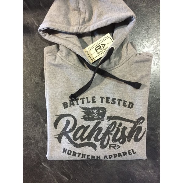 RahFish Rahfish Battle Tested Hoodie  Grey XL
