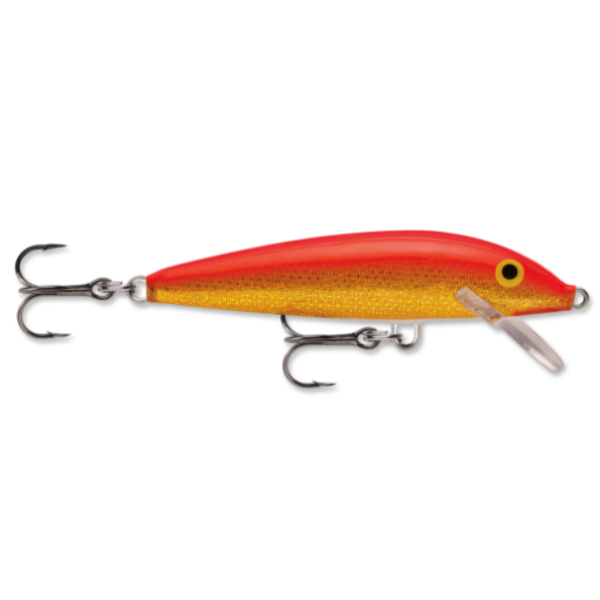 Rapala Original Floating. Gold Fluorescent Red 07 - Gagnon Sporting Goods
