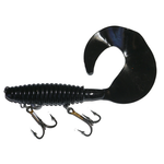 Whale Tail 8" Musky Grub. Black