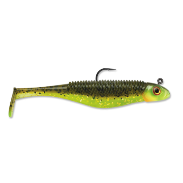 Storm 360GT Shad SearchBait. 3-1/2" Hot Olive