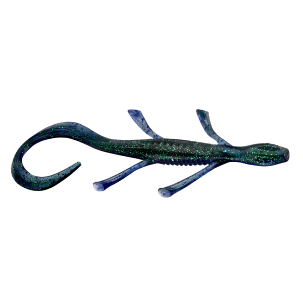 13 Fishing Lizzy Lizard 8" Blueberry Yum Yum 6-pk