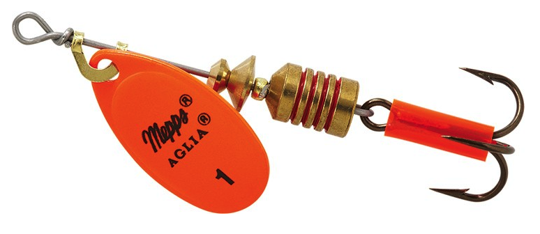 Mepps Aglia Spin Fly 1/8 Ounce - Virtually Snagless, Single Hook
