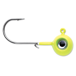 VMC Neon Moon Eye Jig. 1/8oz Chartreuse 4-pk