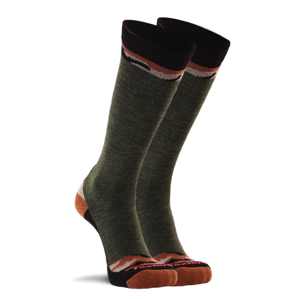 Fox River Woodlands Lightweight Mid-Calf Boot Sock Olive L (M8-11.5/W10-12.5)
