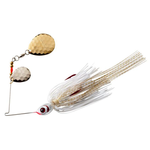 Booyah Tux N Tails 3/8oz Spinnerbait. White Gold