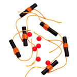 Thill Premium Bobber Stops. Orange 6-pk