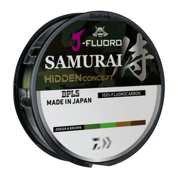 Daiwa J-Fluoro Samurai Hidden Concept 12lb 220yd (Green/Brown)