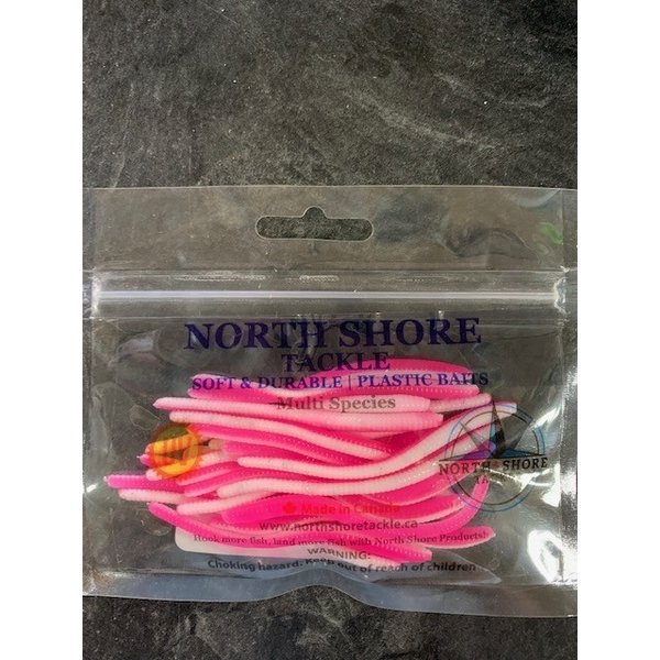 North Shore North Shore Tackle Trout Worm's 3" Candy Cane