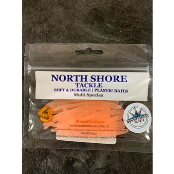 North Shore Tackle Trout Worm's 3" Peach 222