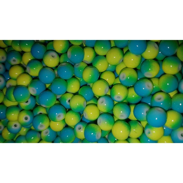 Creek Candy Beads 8mm Blueberry Lime #103