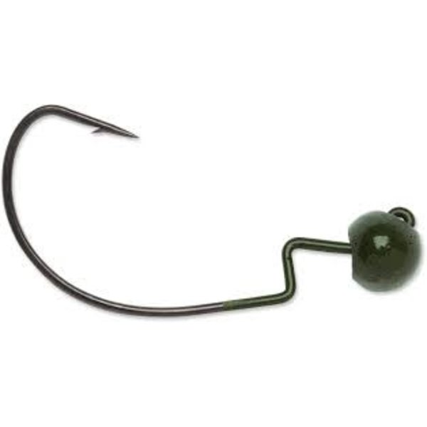 VMC Rugby Jig. 1/4oz Black  4-pk