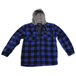 Backwoods Sherpa Lumberjack Jacket Blue