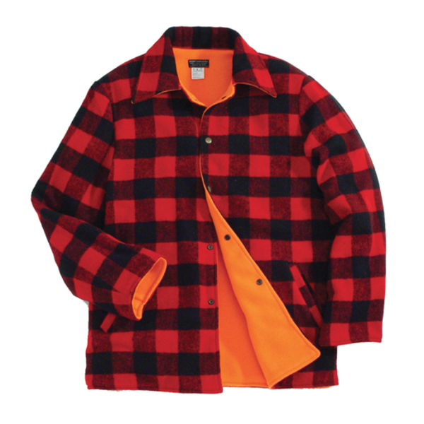 Backwoods Lumberjack Reversible Hunting Jacket, Red/Black Check, M