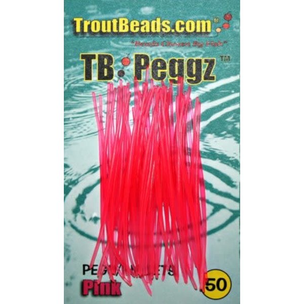 Troutbeads Peggz Pink 50-pk