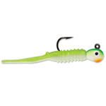VMC Tungsten Nymph Jig 1/32oz Green Orange Glow 2-pk