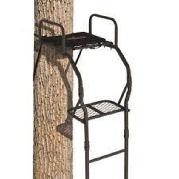 Big Game LS0100 The Warrior Pro Treestand, 16' Basic Ladderstand, Padded Seat And Armrest