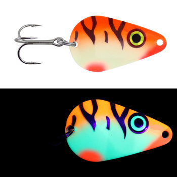 Moonshine Lures Casting Spoon. Tangerine Tiger 3/4oz