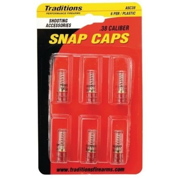 Traditions 38 Special  Snap Caps 6 PK