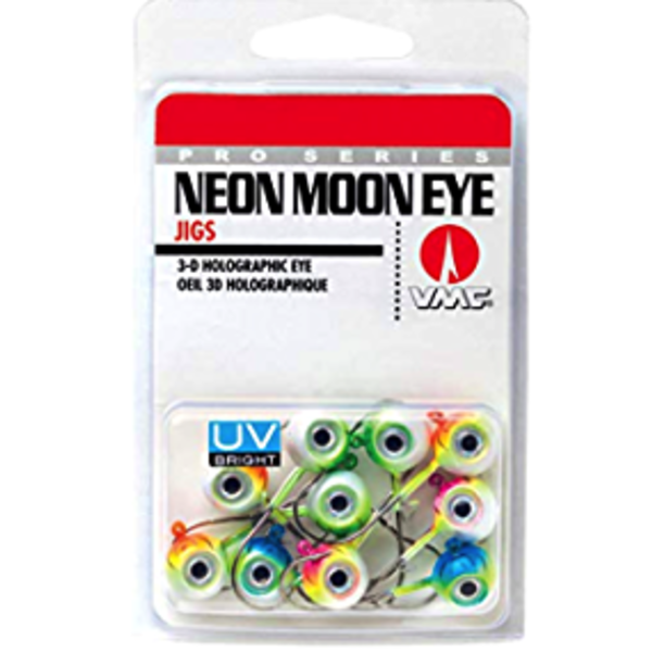 VMC Neon Moon Eye Jig UV Kit 1/4oz Assorted 10-pk