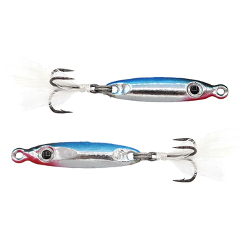 Euro Tackle T-Flasher Blue Chrome UV 1/8oz 1"