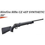 CZ 457 Synthetic 17 HMR 20" BBL Bolt Action Rifle Threaded