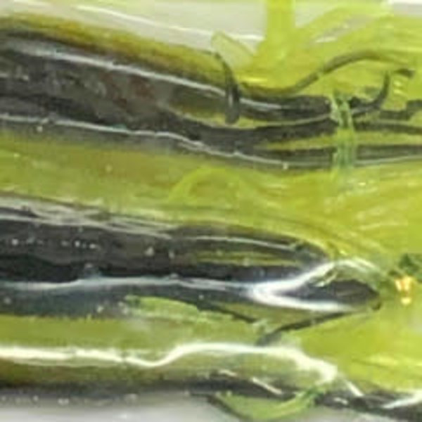 Phenix 1.5" Salty Tube. Black/Chartreuse 2 Tone 5-pk