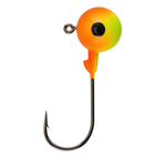 Berkley Round Ball Jigs. 1/4oz Chartreuse/Orange 6-pk