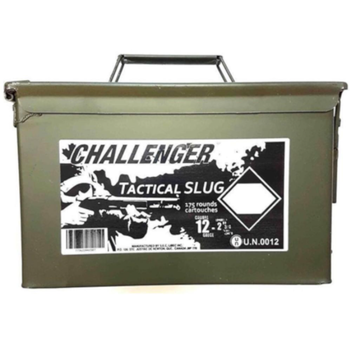 Challenger Tactical Slug 12ga 2 3/4" Box of 175