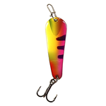 Custom Jigs&Spins Pro Series Slender Spoon. 1/4oz Nickel Purple Firetiger