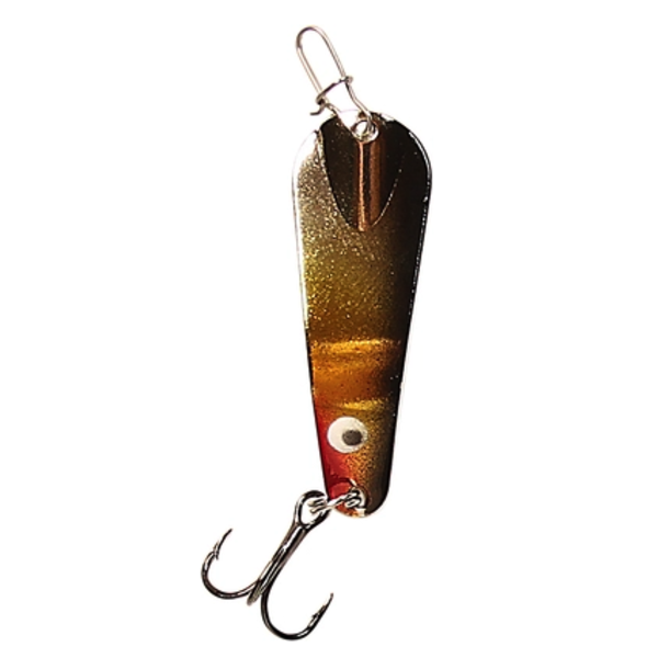 Custom Jigs&Spins Pro Series Slender Spoon. 1/8oz Gold Vampire