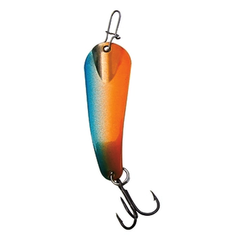 Custom Jigs&Spins Pro Series Slender Spoon. 1/8oz Gold Rainbow Trout