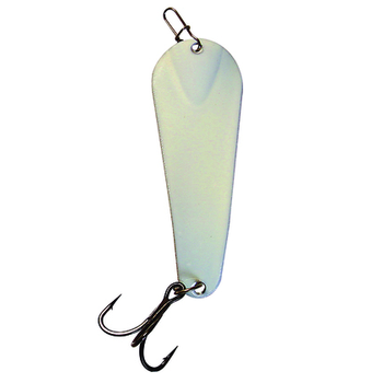 Custom Jigs&Spins Pro Glow Pro Series Slender Spoon. 1/8oz Blue Solid Gold