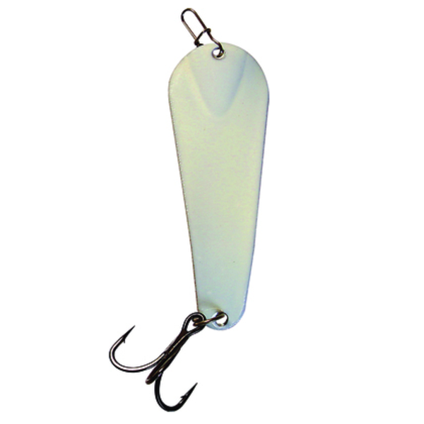 Custom Jigs&Spins Pro Glow Pro Series Slender Spoon. 1/8oz Blue Solid Gold