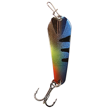 Custom Jigs&Spins Pro Series Slender Spoon. 1/8oz Gold Electric Perch