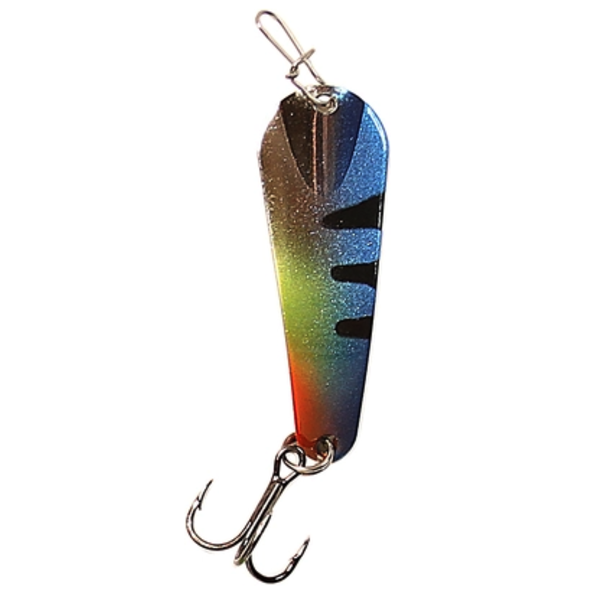 Custom Jigs&Spins Pro Series Slender Spoon. 1/8oz Gold Electric Perch