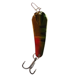 Custom Jigs&Spins Pro Series Slender Spoon. 1/4oz Gold Sour Apple Tiger