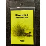 Riverwood Steelhead Jig Varigated Olive/Olive Chenille