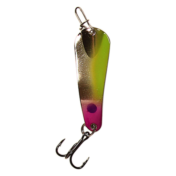 Custom Jigs&Spins Pro Series Slender Spoon. 5/16oz Nickel Fruity Vegetables