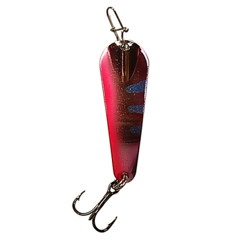 Custom Jigs&Spins Pro Series Slender Spoon. 5/16oz Nickel Happy Hooker