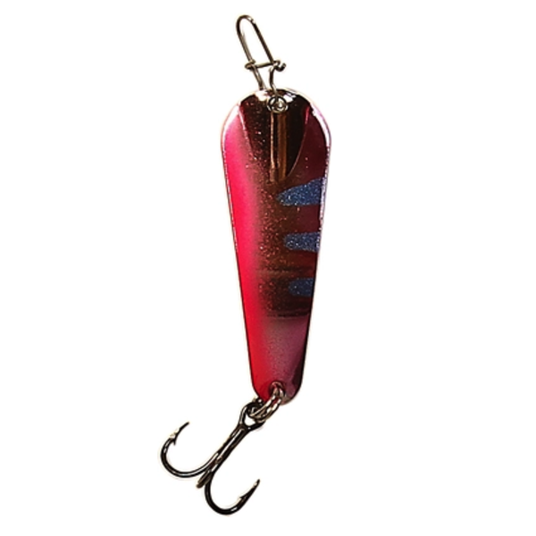 Custom Jigs&Spins Pro Series Slender Spoon. 5/16oz Nickel Happy Hooker