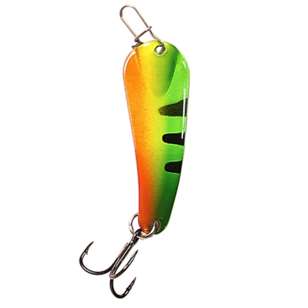 Custom Jigs&Spins Pro Series Slender Spoon. 5/16oz Nickel Firetiger