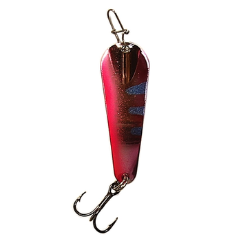 Custom Jigs&Spins Pro Series Slender Spoon. 1/8oz Nickel Happy Hooker