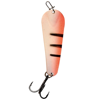 Custom Jigs&Spins Pro Glow Pro Series Slender Spoon. 5/16oz Glow Green Red Tiger Nickel