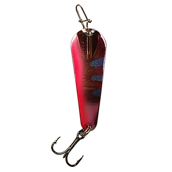 Custom Jigs&Spins Pro Series Slender Spoon. 5/16oz Gold Happy Hooker