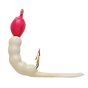 Custom Jigs&Spins Shrimpo Size 8 Pink/White 2-pk