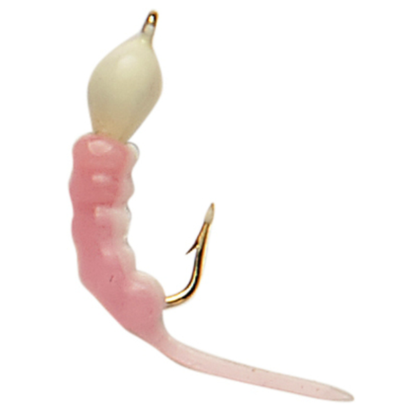 Custom Jigs&Spins Shrimpo Size 6 Cotton Candy Glow 2-pk