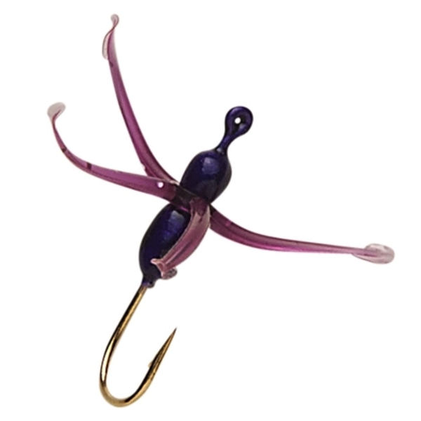 Custom Jigs&Spins Nuclear Ant Size 10 Purple 2-pk
