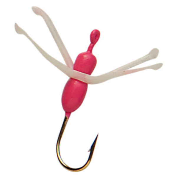 Custom Jigs&Spins Nuclear Ant Size 10 Pink/White 2-pk
