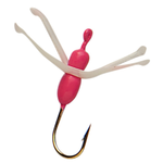 Custom Jigs&Spins Nuclear Ant Size 8 Pink/White 2-pk